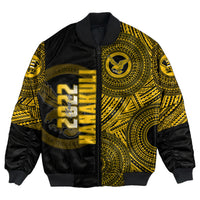Polynesian Pride Jacket - Personalized Hawaii Class Of Nanakuli Bomber Jacket LT10 Unisex Black - Polynesian Pride