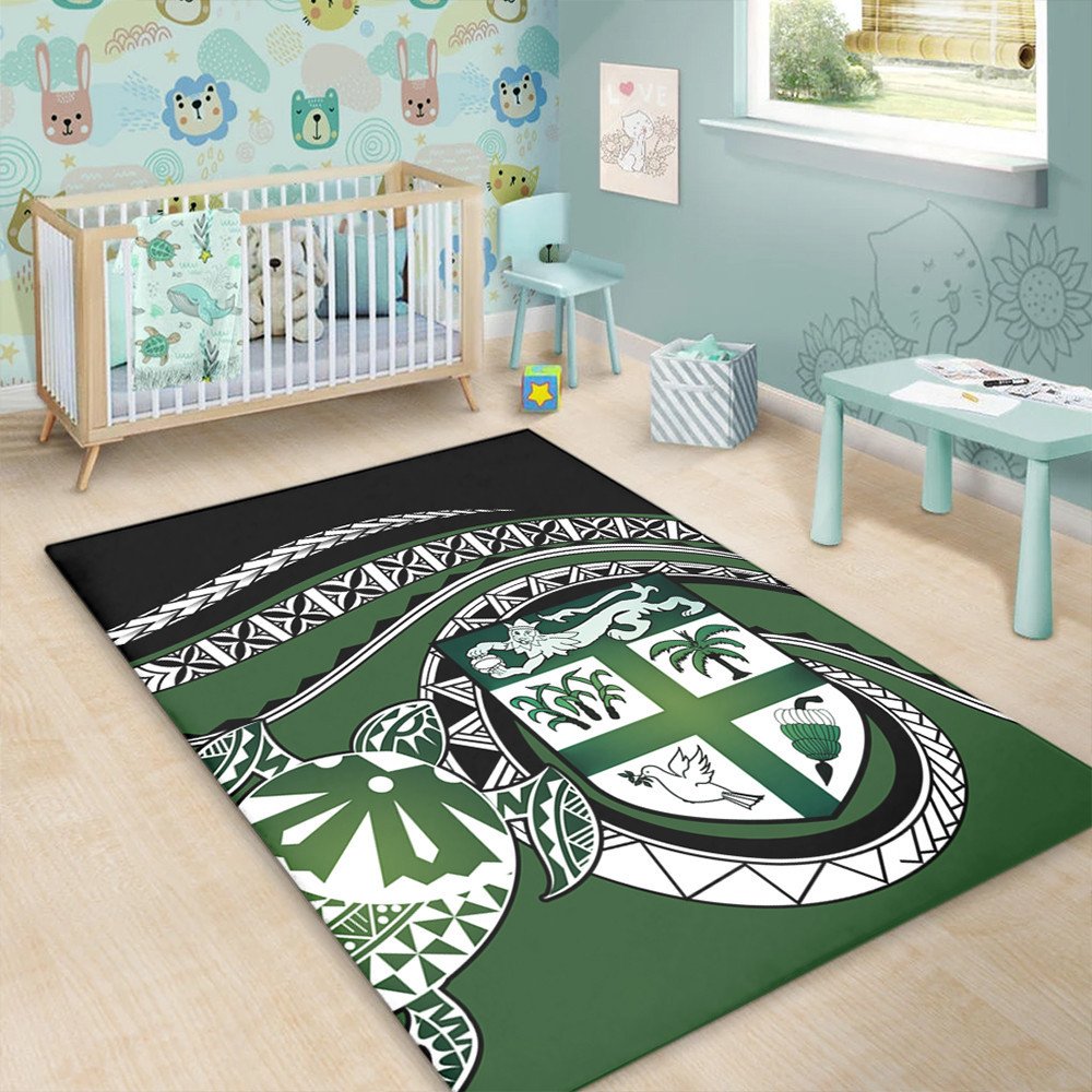 Polynesian Pride Home Set - Fiji Masi Turtle Area Rug LT10 - Polynesian Pride