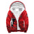 Polynesian Pride Hoodie - Personalized 808 Kahuku Sherpa Hoodie LT10 Unisex Red - Polynesian Pride