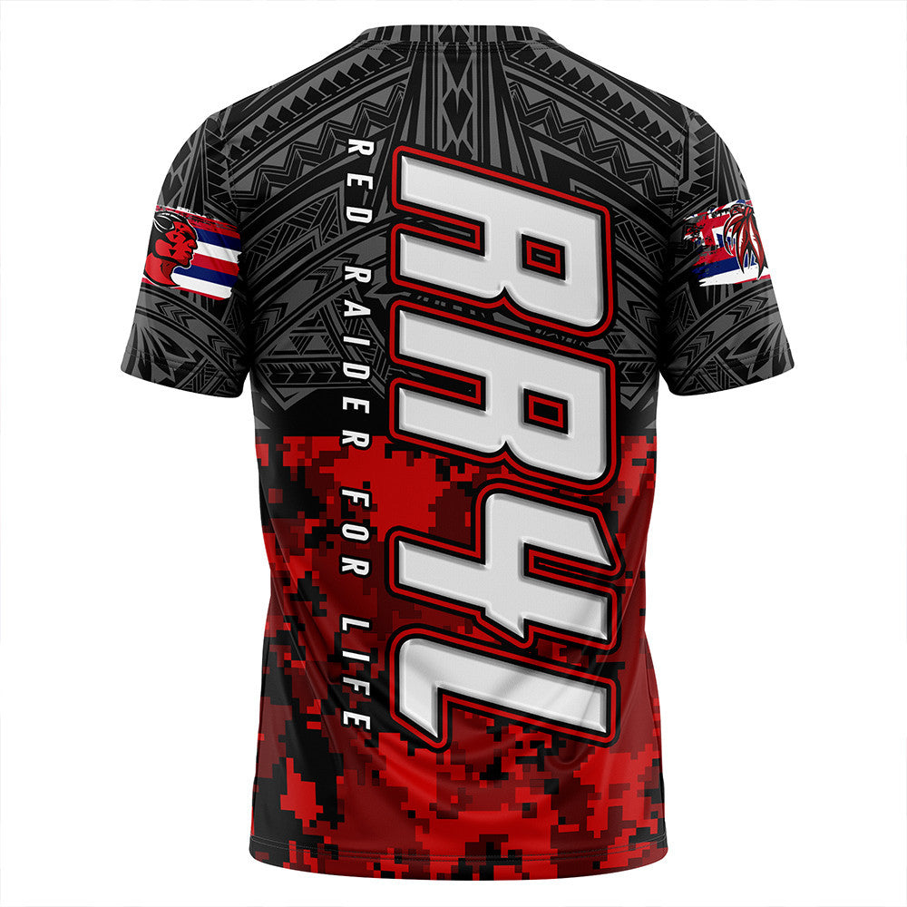 Polynesian Pride T Shirt Red Raider For Life T Shirt LT10 - Polynesian Pride