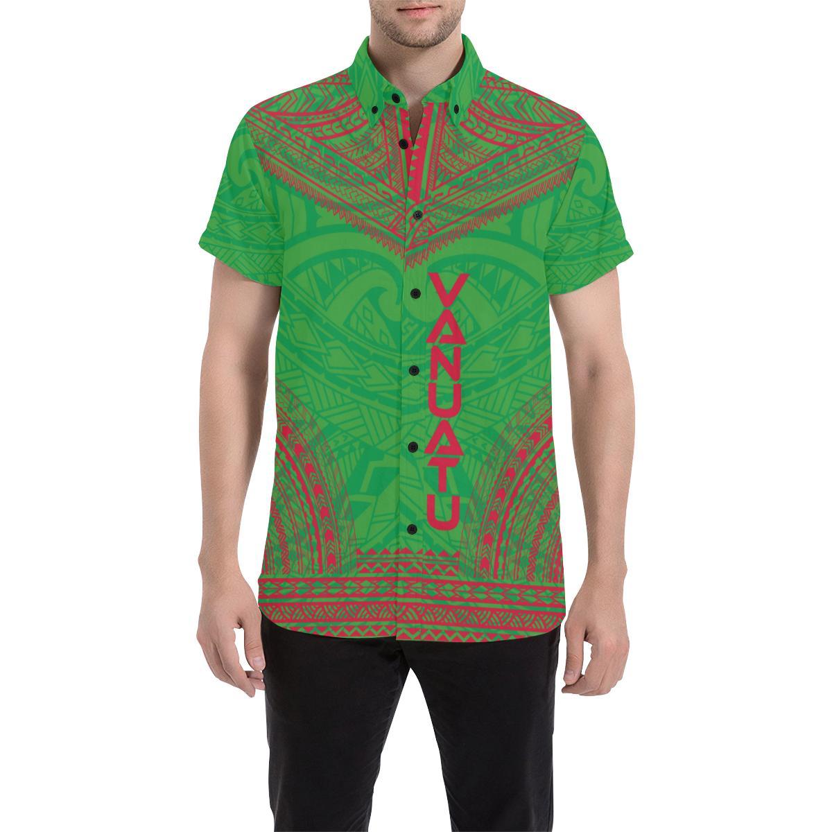 Vanuatu Polynesian Chief Shirt - Flag Version - Polynesian Pride
