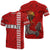 Hawaiian Islands Warrior Kakau Red Polynesian T Shirt Unisex Red - Polynesian Pride