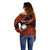 (Custom Personalised) Nauru Polynesian Hibiscus Naoero Red Off Shoulder Sweater LT14 - Polynesian Pride