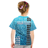 (Custom Personalised) Hawaii Tribal Kakau Kid T Shirt LT9 - Polynesian Pride