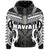 Hawaii Polynesian Tribal Kanaka Maoli Zipper Hoodie White Mark Style - Polynesian Pride