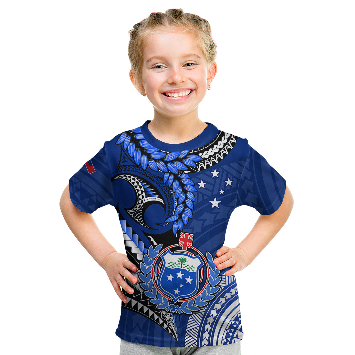 (Custom Text And Number) Manu Samoa Rugby 7s Kid T Shirt LT9 Youth XL Size14 - Polynesian Pride