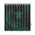 Hawaii Turtle Hibiscus Shower Curtain - Green - Frida Style - Polynesian Pride
