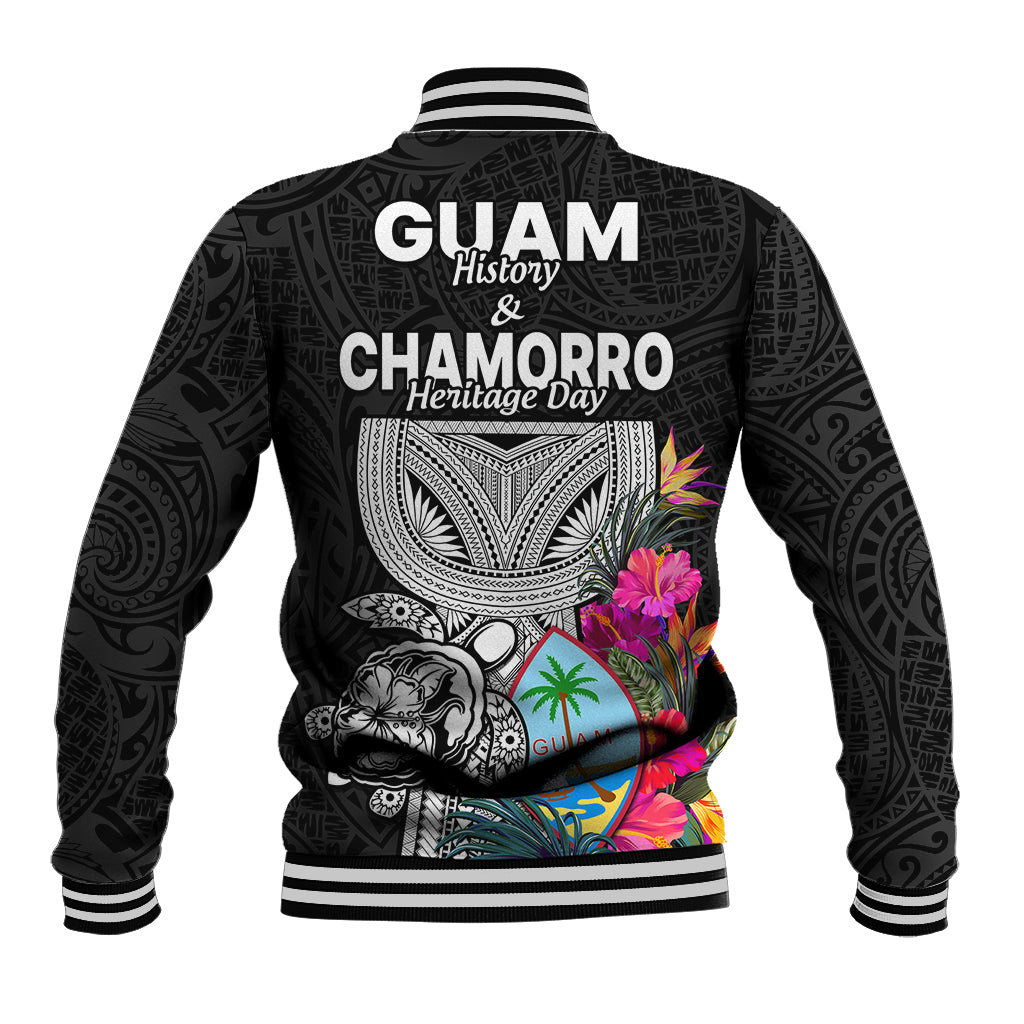 Guam Tribal Latte Stone Tropical Baseball Jacket LT9 - Polynesian Pride