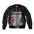 Guam Tribal Latte Stone Tropical Bomber Jacket LT9 Unisex Black - Polynesian Pride