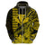 Kakau Polynesian Tribal Hawaiian Turtle with Kanaka Maoli Yellow Hoodie LT9 - Polynesian Pride