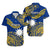 Nauru Polynesian Hibiscus Naoero Flag Color Hawaiian Shirt LT14 Blue - Polynesian Pride