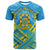Tuvalu Custom T Shirt Tuvaluan Flag Camisole Hibiscus Style Unisex Blue - Polynesian Pride