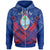 Guam Polynesian Zip up Hoodie Guam Flag Camisole Hibiscus Style Unisex Reggae - Polynesian Pride