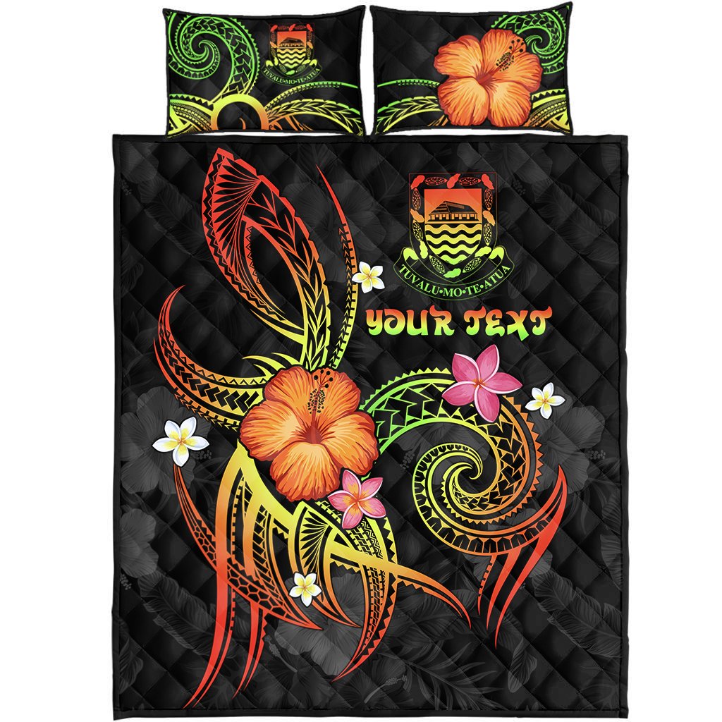 Tuvalu Polynesian Personalised Quilt Bed Set - Legend of Tuvalu (Reggae) - Polynesian Pride