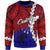 Papua New Guinea Central Province Polynesian Sweater - Tribal Wave Tattoo Unisex Red - Polynesian Pride