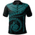 New Caledonia Polynesian Polo Shirt Polynesian Waves (Turquoise) Unisex Turquoise - Polynesian Pride