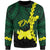 Papua New Guinea Oro Province Polynesian Sweater - Tribal Wave Tattoo Unisex Green - Polynesian Pride