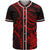 Polynesian Custom Personalised Baseball Shirt - Red Turtle Unisex Red - Polynesian Pride