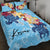 Kosrae Quilt Bed Set - Tropical Style Blue - Polynesian Pride