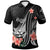 Kosrae Polo Shirt Polynesian Hibiscus Pattern Style Unisex Black - Polynesian Pride