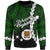Papua New Guinea Western Highlands Province Polynesian Sweater - Tribal Wave Tattoo Unisex Green - Polynesian Pride
