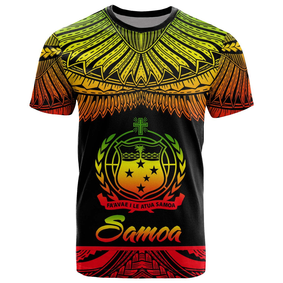 Samoa Polynesian T Shirt Samoa Pride Reggae Version Unisex Art - Polynesian Pride