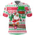 Hawaiian Christmas Polo Shirt Santa Surfing Ugly Christmas LT12 Unisex Red - Polynesian Pride