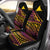 Tokelau Car Seat Cover - Special Polynesian Ornaments Universal Fit Black - Polynesian Pride