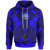 FSM Hoodie Blue Seal with Polynesian Tattoo Unisex Blue - Polynesian Pride