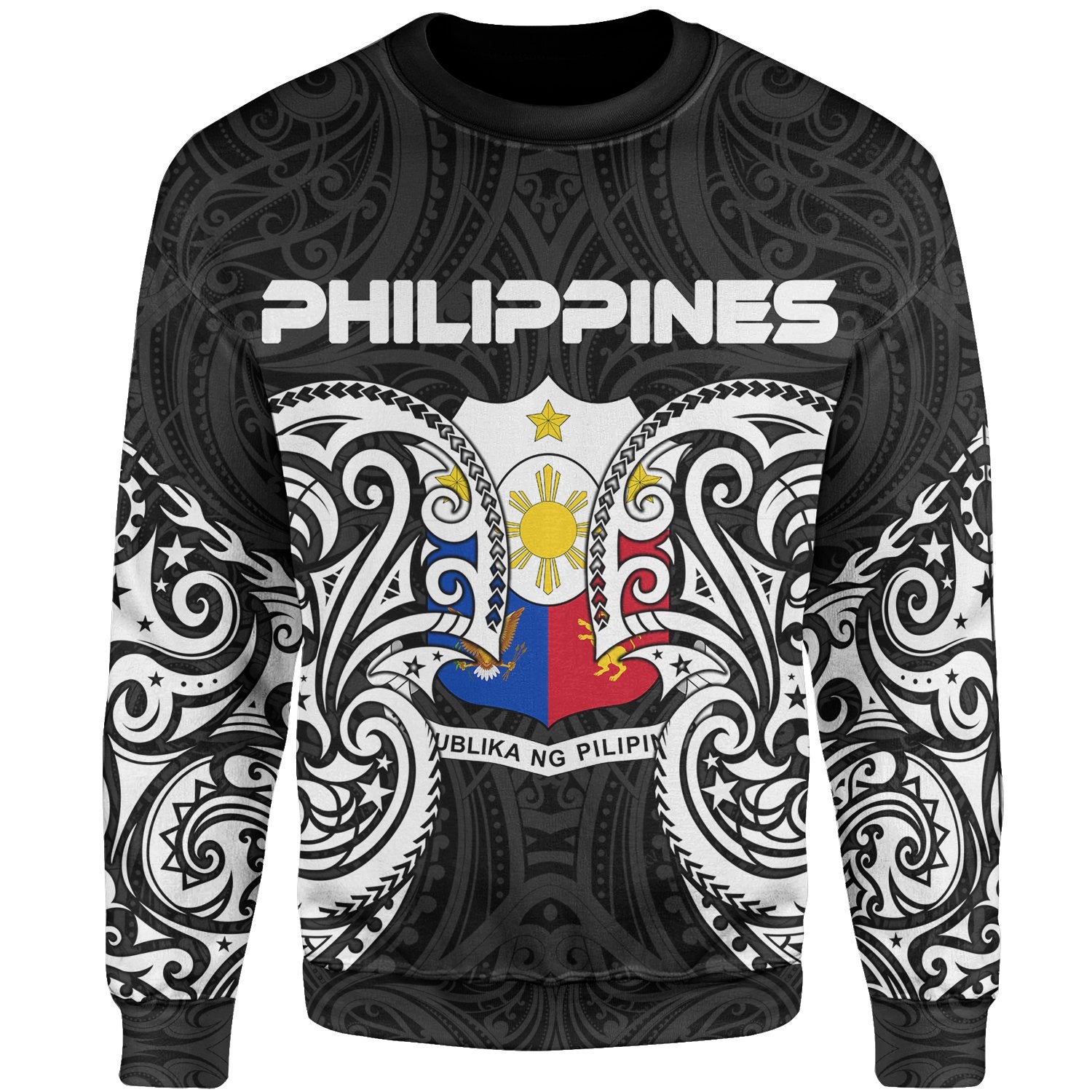 Philippines Polynesian Sweater - Spirit Style White Unisex White - Polynesian Pride