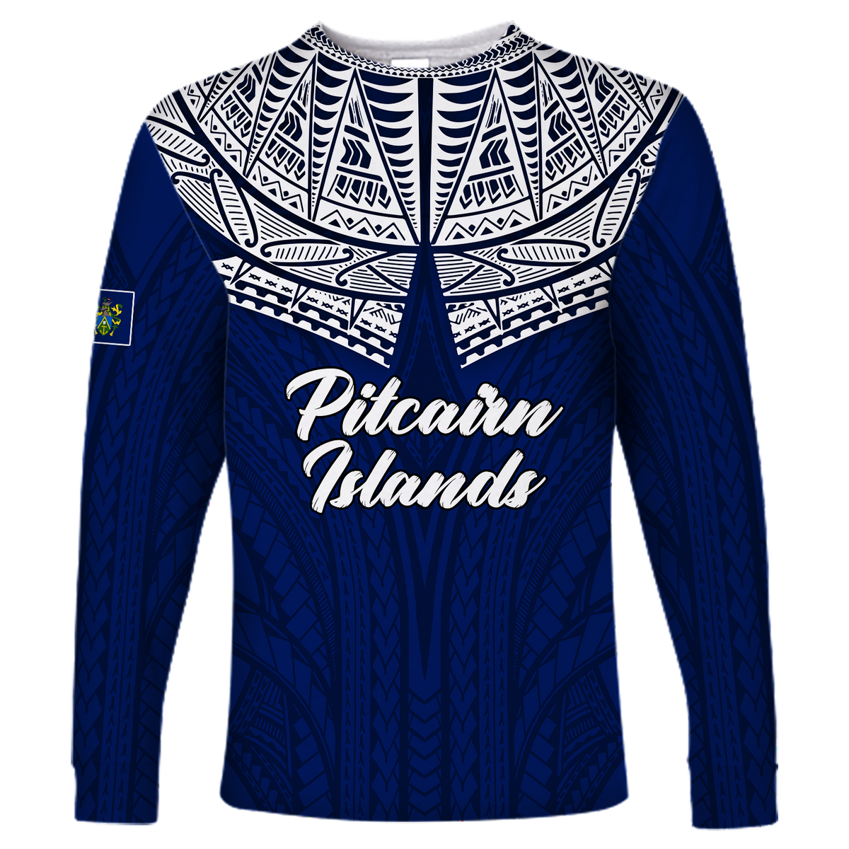 Pitcairn Islands Pride Long Sleeve - LT12 Unisex Blue - Polynesian Pride