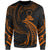 Cook Islands Polynesian Sweater - Orange Tribal Wave Unisex Orange - Polynesian Pride