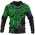 Pohnpei Hoodie Polynesian Green Turtle Unisex GREEN - Polynesian Pride