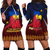 The Philippines Independence Anniversary 124th Years Hoodie Dress - LT12 Hoodie Dress Blue - Polynesian Pride