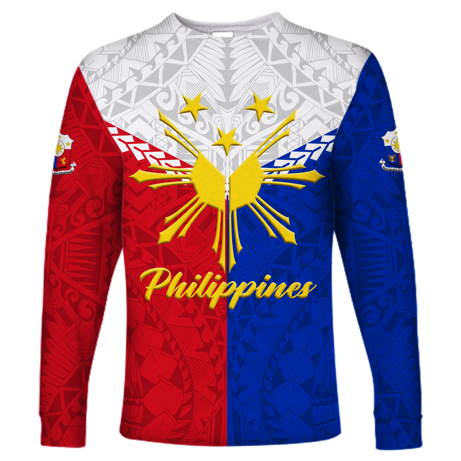The Philippines Legend Long Sleeve Shirt - LT12 Unisex Red - Polynesian Pride