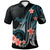 Palau Polo Shirt Turquoise Polynesian Hibiscus Pattern Style Unisex Turquoise - Polynesian Pride