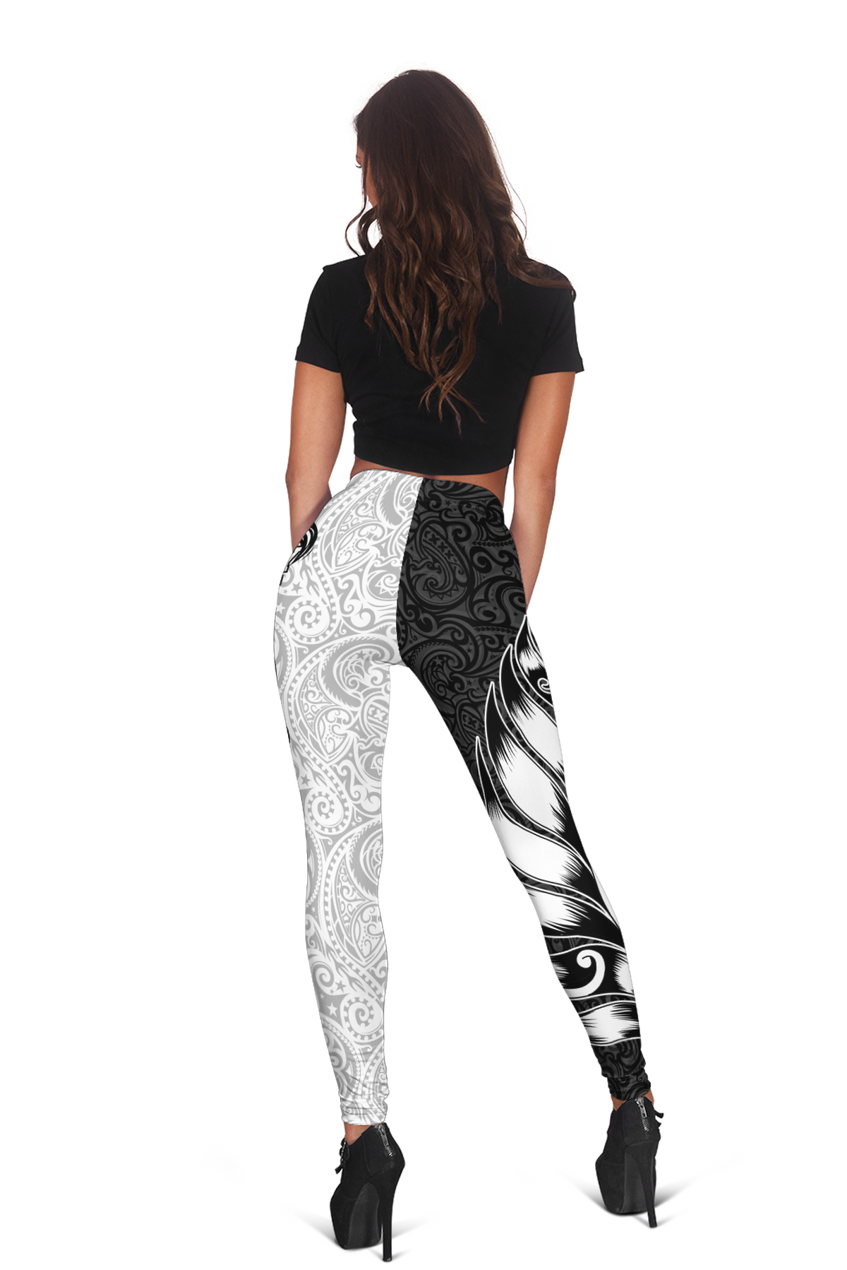 New Zealand Maori All Black Rugby Women Legging - LT2 - Polynesian Pride