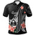 Guam Polo Shirt Polynesian Hibiscus Pattern Style Unisex Black - Polynesian Pride