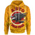 American Samoa Polynesian Hoodie Aeto Pago Pago Unisex Yellow - Polynesian Pride