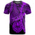Tahiti Polynesian T Shirt Tribal Wave Tattoo Purple Unisex Purple - Polynesian Pride
