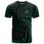 Federated States of Micronesia T Shirt Green Tribal Wave Unisex Green - Polynesian Pride