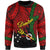 Papua New Guinea Simbu Province Polynesian Sweater - Tribal Wave Tattoo Unisex Red - Polynesian Pride