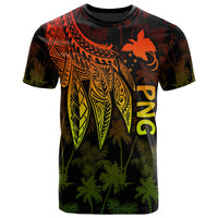 Papua New Guinea T Shirt Polynesian Wings (Reggae) Unisex Reggae - Polynesian Pride