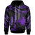Papua New Guinea Hoodie Polynesian Tattoo Purple Version Unisex Purple - Polynesian Pride