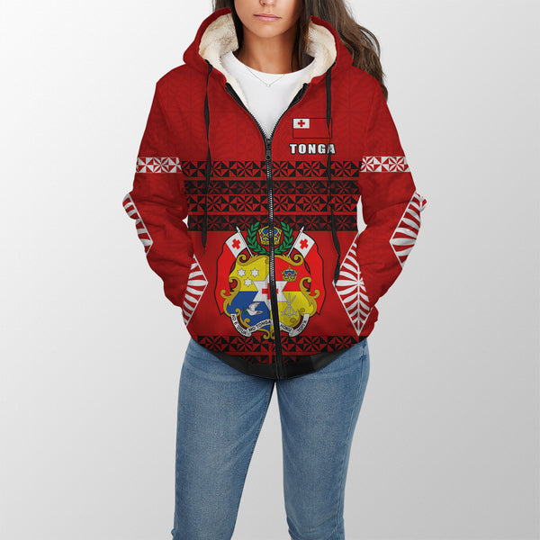 Tonga Hoodie Tongan Pattern Mix Polynesian LT13 main image 0