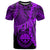 Federated States of Micronesia T Shirt Tribal Wave Tattoo Purple Unisex Purple - Polynesian Pride