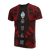 Guam T Shirt Guam Coat of Arms Polynesian Tattoo Red Style Unisex Red - Polynesian Pride
