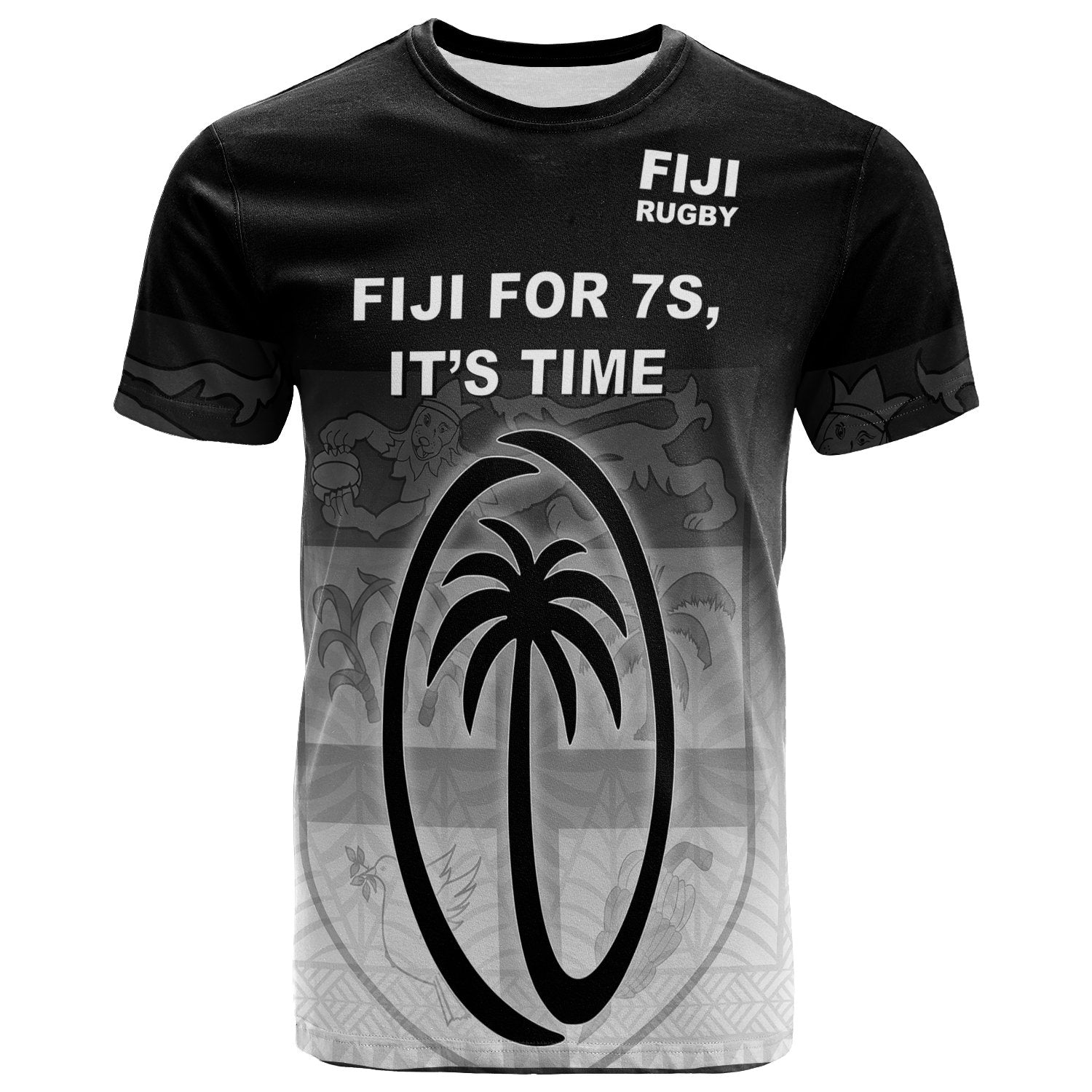 Fiji Rugby T Shirt Fiji For 7s, Its Time LT20 Unisex Blue - Polynesian Pride