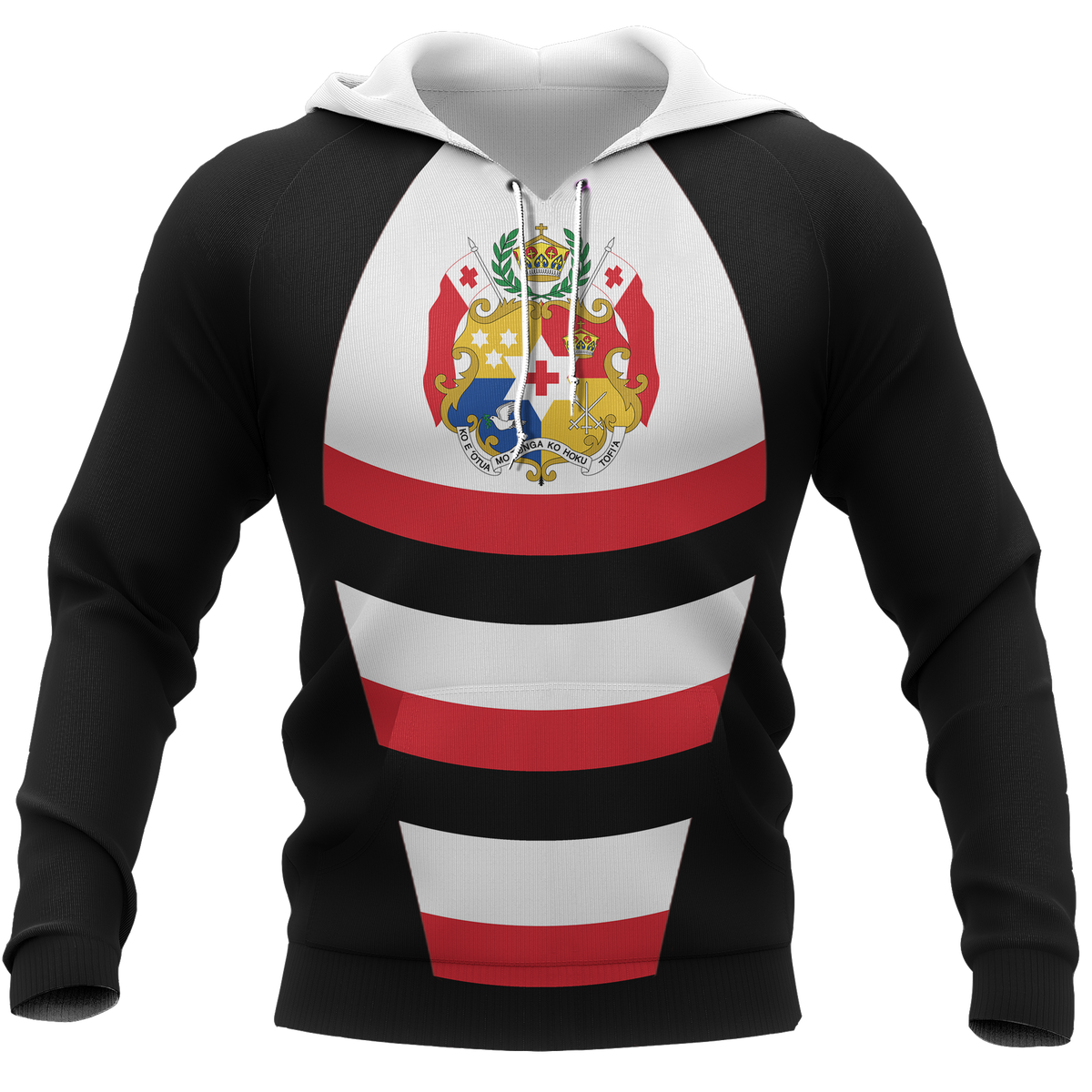 Tonga All Over Hoodie Step Style - Polynesian Pride
