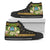Guam High Top Shoes - Polynesian Gold Patterns Collection Unisex Black - Polynesian Pride